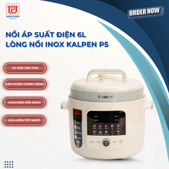 Kalpen Nồi áp suất điện lòng nồi inox P5 - Dung tích 6L