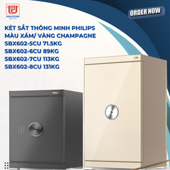 Philips Két Sắt Thông Minh SBX602-5CU 71.5KG