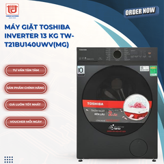 Toshiba Máy Giặt Inverter Cửa Trước TW-T21BU140UWV(MG) | Giặt 13kg