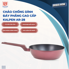 Kalpen Chảo chống dính đáy phẳng cao cấp Aris - Size 24-26-28cm