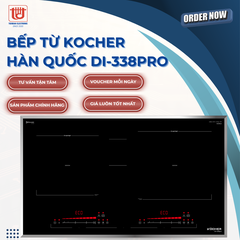 Kocher Bếp từ đôi Hàn Quốc DI-338PRO - Công suất tổng 5400W