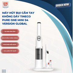 Tineco Máy Hút Bụi Cầm Tay Không Dây Pure One Mini S4 Version Global