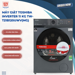 Toshiba Máy Giặt Inverter Cửa Trước TW-T21B120UWV(MG) | Giặt 11kg