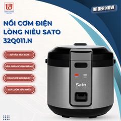 Sato Nồi Cơm Điện Lòng Niêu 32Q011.N - Dung tích 3.2L