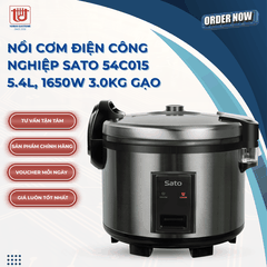 Sato Nồi Cơm Điện Công Nghiệp 54C015 - Dung tích 5.4L