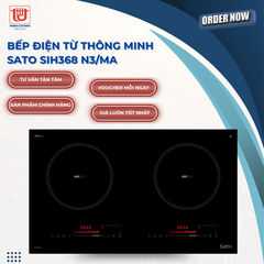 Sato Bếp Điện Từ Đôi SIH368 N3/MA