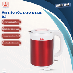 Sato Ấm Siêu Tốc Inox 304 17ST35.D