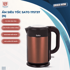 Sato Ấm Siêu Tốc Inox 304 17ST37.N