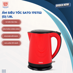 Sato Ấm Siêu Tốc Inox 304 17ST52.D