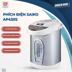 Saiko Bình Thủy Điện AP430S - Dung tích 4.3L