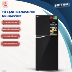Panasonic Tủ lạnh NR-BA229PK - Dung tích 188L