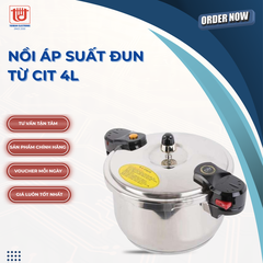 Cookin Nồi Áp Suất Bếp Từ CIT - Dung tích 3L/ 4L/ 5L/ 6L