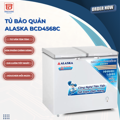 Alaska Tủ đông bảo quản BCD4568C - Dung tích 282L