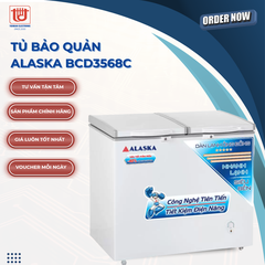 Alaska Tủ đông bảo quản BCD3568C - Dung tích 208L