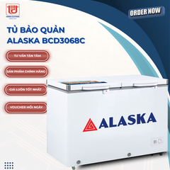 Alaska Tủ đông bảo quản BCD3068C - Dung tích 205L