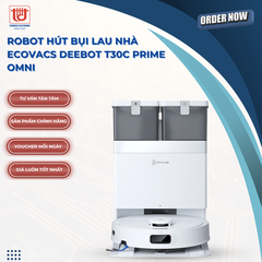 Ecovacs Robot hút bụi lau nhà Deebot T30C Prime Omni