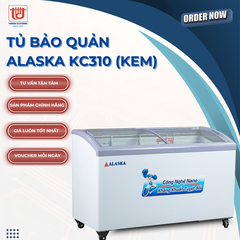 Alaska Tủ đông bảo quản KC310 (Kem) - Dung tích 310L