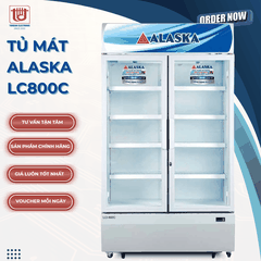 Alaska Tủ mát 2 cánh LC800C - Công suất 450W