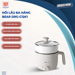 Nồi Lẩu Mini Đa Năng 1.2L Bear DRG-C12K1