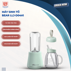 Máy xay sinh tố Bear Model LLJ-D04A1 (gồm 2 cối)
