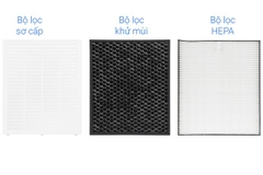 Sharp Máy hút ẩm và lọc không khí DW-E16FA-W (38m2)