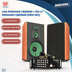 Paramax Loa CBZ2000 + Âm ly CBZ2000 (Kèm mic)