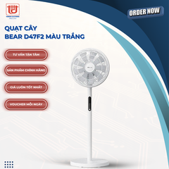 Quạt Cây Màu Trắng 9 Cánh Bear D47F2 - Công suất 47W