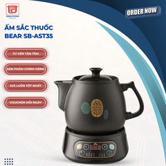 Ấm Sắc Thuốc Bear SB-AST35 - Dung tích 3.5L