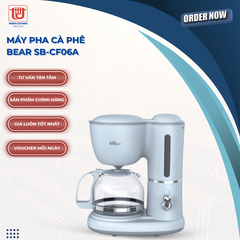Máy Pha Cà Phê Mini Bear SB-CF06A - Công suất 550W
