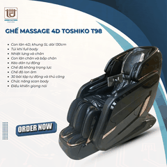 Toshiko Ghế Massage 4D T98