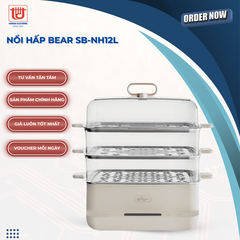 Nồi hấp điện đa năng Bear SB-NH12L