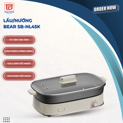 Nổi Lẩu Nướng Đa Năng 2 Khay SB-NL45K
