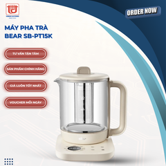 Bình Pha Trà Giữ Nhiệt Bear SB-PT15K - Dung tích 1.5L