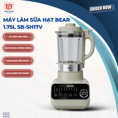 Máy Làm Sữa Hạt Bear 1.75L SB-SH17V