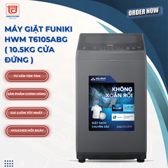 Funiki Máy giặt cửa trên HWM T6105ABG - 10.5 kg