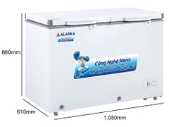 Alaska Tủ đông bảo quản BCD3568N