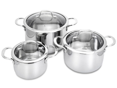 Kalpen Bộ nồi inox 3 lớp liền khối Kazler KZ1