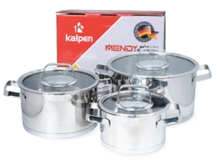 Kalpen Bộ nồi inox 304 5 đáy Mendy MD1