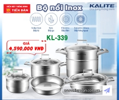 Bộ nồi Inox KL-339