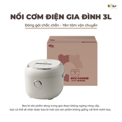 Nồi Cơm Điện Bear 3L SB-NC30A 5 lớp lót nồi, Cơm ngon trọn vị truyền thống