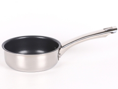 Kalpen Bộ nồi chảo 2 món inox 3 lớp liền khối Baby BB14 - Size 14cm