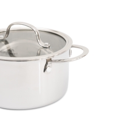 Kalpen Bộ nồi inox 3 lớp liền khối Kampfer KF1