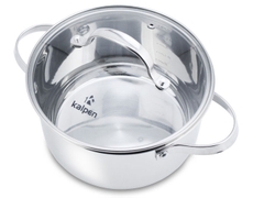 Kalpen Nồi Inox 304 cao cấp 5 đáy Lermat L24 - Size 24cm