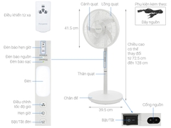 Quạt tích điện Kangaroo KG739