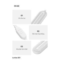 Lumias Máy sấy giày, sấy tất, khử mùi, kháng khuẩn SD1