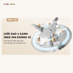 Máy Làm Sữa Hạt Bear 0.6L SB-SH06C