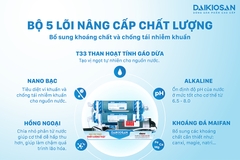 Máy lọc nước RO nóng nguội lạnh Daikiosan DSW-42810H