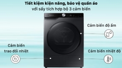 Máy sấy bơm nhiệt Samsung Inverter 9 Kg DV90T7240BB/SV