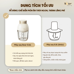 Máy Xay Ăn Dặm Bear QSJ-D02Q1 0.6L