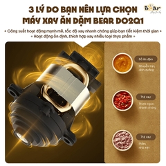 Máy Xay Ăn Dặm Bear QSJ-D02Q1 0.6L